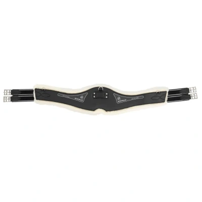 Immagine di Acavallo Sottopancia in gel + ECO lana Comfort 120 Nero / Crema