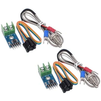 Immagine di TECNOIOT 2pcs MAX6675 K Type Thermocouple Temperature Sensor 0 800 Degrees Module