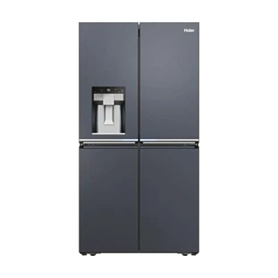 Immagine di Haier, Frigorifero Cube 90 Serie 7, HCR7918EIMB, Libera installazione, 4 porte, 601 Litri, 38 dB, Dispenser d&#039;acqua, Daylight, MyZone, Brushed Black, AxLxP 177,5x90,8x75 cm, Classe E