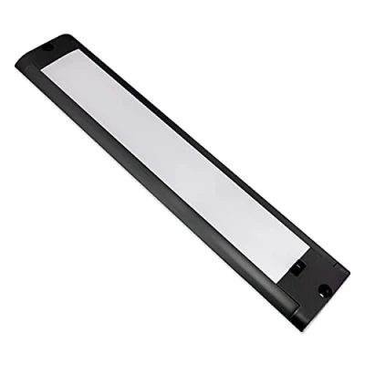 Immagine di Dream Lighting LED 12v per Camper Illuminazione Interni Dimmerabile Barra con Sensore di Movimento Armadi Cucina Bianco Caldo Alluminio Nero