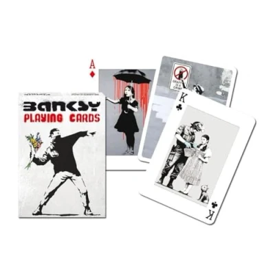 Immagine di Piatnik Gibsons Carte da Gioco Banksy, Multicolore, Small, P1652