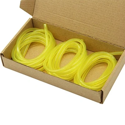 Immagine di SWNKDG Set di 3 Tubo carburante 2,5 x 5 mm 5mm 3,5 5,5 olio gasolio PVC acqua flessibile per decespugliatori Trimmer Mower Tagliasiepi (1,5 m)