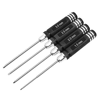 Immagine di WANGCL Set di cacciaviti esagonali 4PCS RC Kit Strumenti Riparazione per Car Crawler Monster Trucks 1,5 mm 2 2,5 3