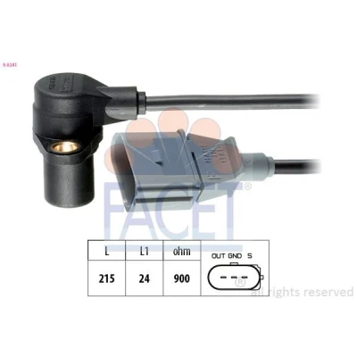 Immagine di FACET 9.0241 Generatore di Impulsi Made in Italy OE Equivalent VOLKSWAGEN: Polo IV Hatchback, Golf 4, 5, AUDI: A4 B7 Avant, A3 Hatchback