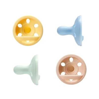Immagine di Tommee Tippee Ciuccio simile al seno, leggero, design monoblocco in silicone, tettarella simmetrica, 0 6 mesi, Confezione da 4 pezzi