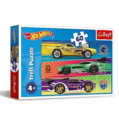 Immagine di Trefl da Puzzle Colorati con Auto Collezione, Intrattenimento Creativo, Divertimento per Bambini a Partire, Multicolore, 17389