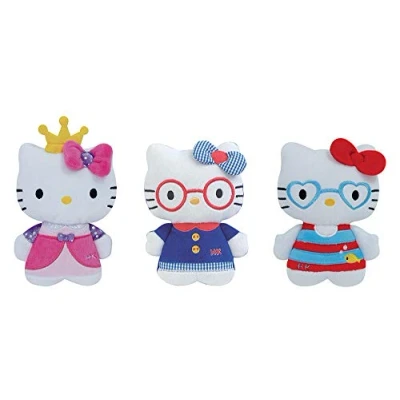 Immagine di Jemini 023766 Hello Kitty Set di 3 Peluche a Forma Abbraccio +/ 14 cm, Multicolore, 23766