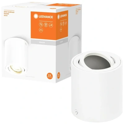 Immagine di LEDVANCE SPOT SURFACE ROUND 4058075758667 Applique LED (monocolore) GU10 Bianco