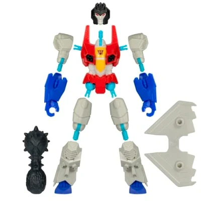 Immagine di Transformers MixMashers, Starscream, Action Figure e Accessori Personalizzabili da mischiare Abbinare