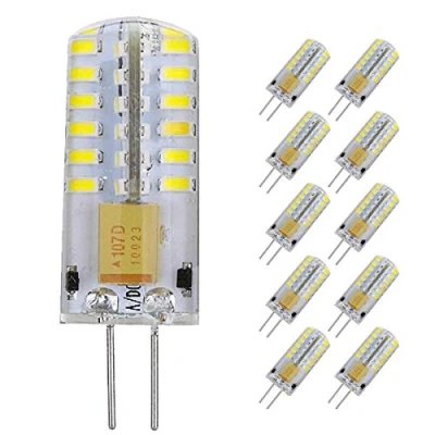 Immagine di Pocketman 10 Confezione 3 Watt AC/DC 12V G4 Lampadine di illuminazione a LED,Equivalente lampadina alogena da 30W pista,6000k luce Fredda