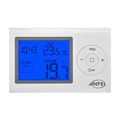 Immagine di ANFEL Cronotermostato digitale settimanale CRONO EASY 7XL CDE GRANDE DISPLAY 3&quot; RETROILLUMINATO