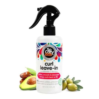 Immagine di SoCozy Boing Curl Leave In Conditioner Spray for Kids Sweat Pea 8 Fl. oz.