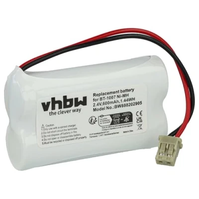 Immagine di vhbw batteria compatibile con GP 60AAS2BMX telefono fisso cordless (600mAh, 2,4V, NiMH)