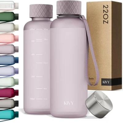 Immagine di KIVY Borraccia Tritan (tortora, viola, 650 ml)