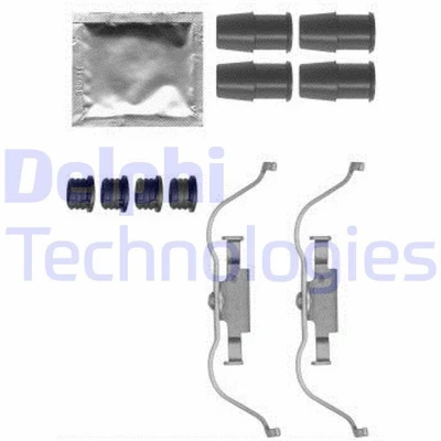 Immagine di DELPHI LX0573 Kit accessori, Pastiglia freno LAND ROVER: Range Rover 3