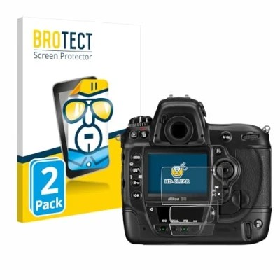 Immagine di brotect Pellicola Protettiva per Nikon D3 Protezione Schermo (2 Pezzi) [Trasparente, Anti Impronte]