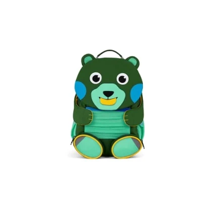 Immagine di Affenzahn Grande Amico Zaino per l&#039;asilo bambini da 3 a 5 anni asilo tempo pieno divertente funzionale volume 8 L Orso creativo Verde