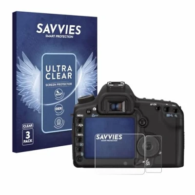 Immagine di savvies (6 Pezzi Pellicola Protettiva per Canon EOS 5D Mark II Protezione Schermo Trasparente