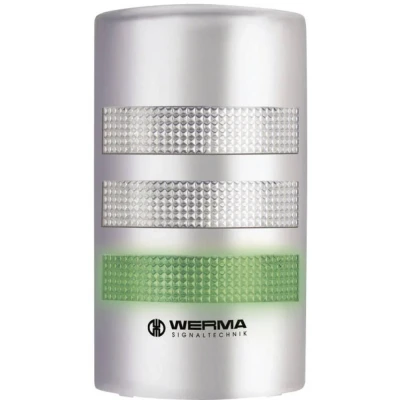 Immagine di Segnalatore combinato LED Werma Signaltechnik N/A Luce continua, lampeggiante 24 V/DC 85 dB