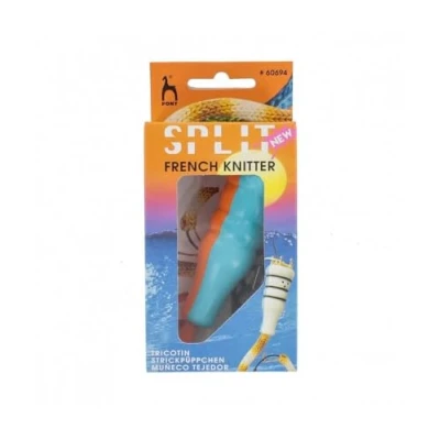 Immagine di Pony Split Francese Knitter, Alluminio, Multicolore, 7 x 4 21 cm