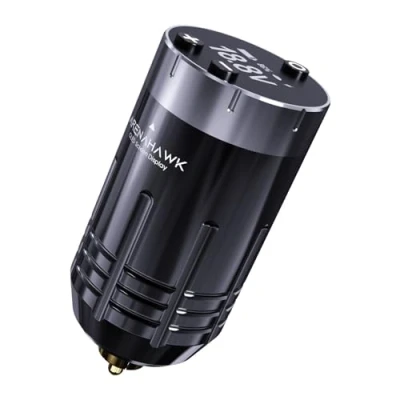 Immagine di Arenahwak Wireless Battery Tattoo Power Supply Rechargeable USB Digital Display RCA Connection for Machine