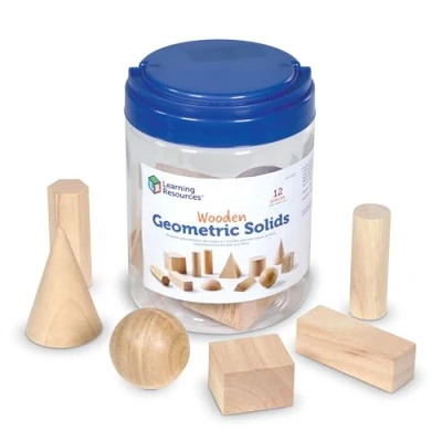 Immagine di Learning Resources Forme geometriche in legno (set da 12)