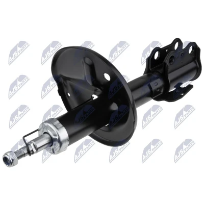 Immagine di NTY A TY 072 Ammortizzatore Assale anteriore Sx pressione del gas doppio tubo tipo McPherson Spina superiore, Collare inferiore