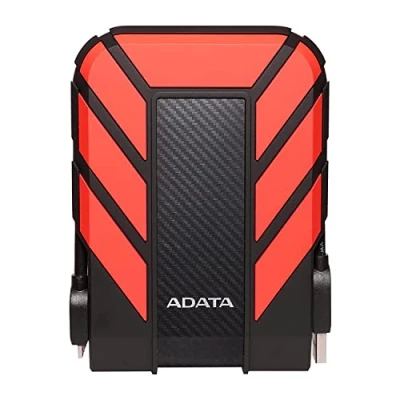 Immagine di ADATA HD710 Pro HDD esterno Portatile 2T, Unità Rugged, Resistente all&#039;Acqua, Polvere e Cadute, per Mac, PC Desktop, Workstation Portatili, USB 3.2 Gen1, Rosso