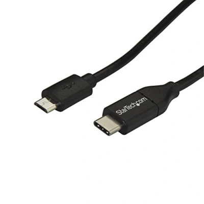 Immagine di Startech.com Cavo USB C a Micro B, M/M, di Ricarica 2.0 / Tipo da 2 m, Compatibile Thunderbolt 3