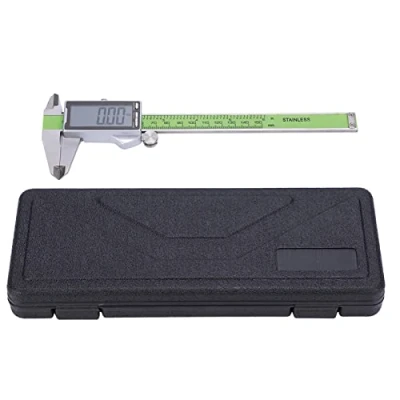 Immagine di Calibro a corsoio digitale, righello elettronico ad alta resistenza in acciaio inossidabile, precisione 0,01 mm, per misurazioni fai da te(150mm)