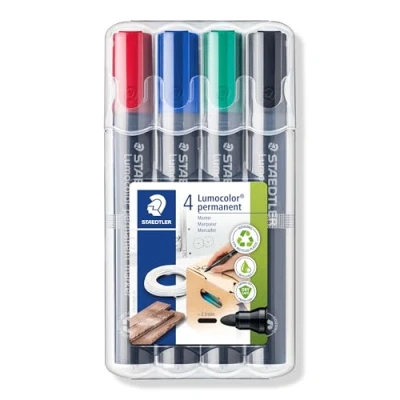 Immagine di STAEDTLER Lumocolor permanent marker, confezione da 4 colori, 352 WP4