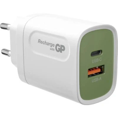 Immagine di GP Batteries GPWC20WPWHUSB174 Caricatore USB presa di corrente Num. uscite: 2 x USB, C®