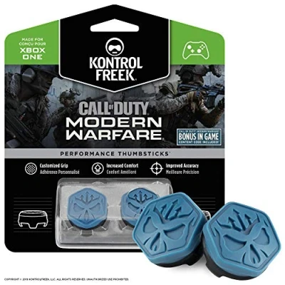 Immagine di KontrolFreek Call of Duty Modern Warfare Levette Performance per Xbox One e Series X 2 medie, Convesse Blu/Nero