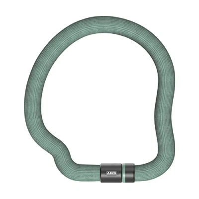 Immagine di Abus, Catena ABUS Goose Lock, antifurto per bici in acciaio temprato, pieghevole e a memoria di forma, spesso 6 mm, lungo 110 cm, con chiave, livello sicurezza 7, verde