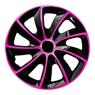 Immagine di Copricerchi STIG EXTRA nero/rosa, set da 4 pezzi