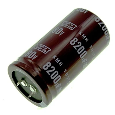Immagine di Condensatore radiale Elko 8200µF 80V elettrolitico Snap In fino a 105C 8200uF Electrolytic Capacitor from United Chemi Con