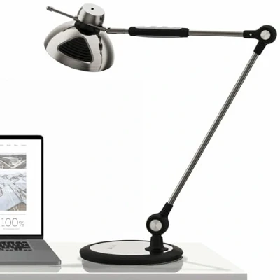 Immagine di OTUS Lampada da scrivania a LED con Controllo Gesto, Tavolo, Dimmerabile Ufficio 3 Modalità di Colore, Luci per Monitor PC, Lettura, Studio, Design, Casa