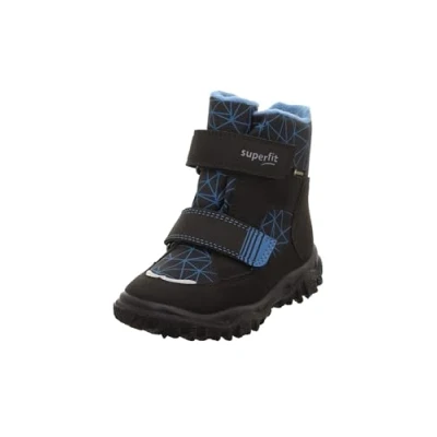 Immagine di Superfit Husky Gore Tex con Calda Imbottitura, Stivali da Neve, Nero e Blu 0010, 41 EU Larga