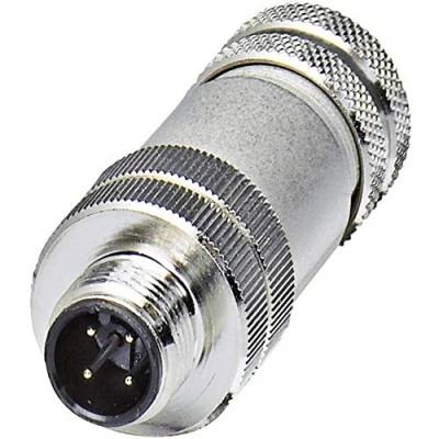 Immagine di Phoenix Contact 1501540 Connettore non confezionato per sensore o attuatore M12 Spina dritta Numero di poli: 4 1 pz.