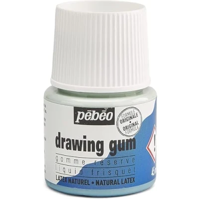 Immagine di Pébéo Drawing Gum ml Gomma per Disegnare Spellicolabile Mascheratura Inchiostro, Acquerello, Guazzo Flacone da 45