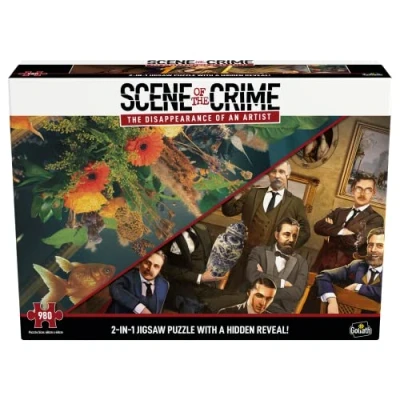 Immagine di Goliath Bernhard Bernini Scena del crimine. La Scomparsa di Un Artista 2 in 1 con mistero Nascosto. Puzzle a Enigma. 980 Pezzi. 68 cm x 48 cm, 926772