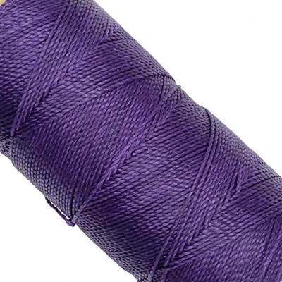 Immagine di Linhasita, rocchetto di filo cerato, Linhasita 100 g, 170 m, 1 mm spessore, in poliestere, macramè, 30 colori. metros / gr Viola