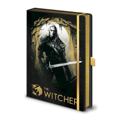 Immagine di Pyramid International The Witcher (Forrest Hunt Design) Taccuino formato A5, con interno in similpelle e carta a righe, prodotto licenza ufficiale