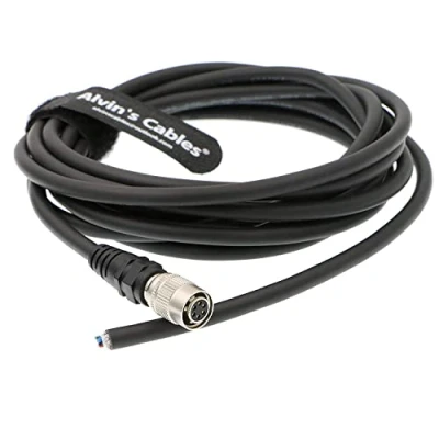 Immagine di Alvin&#039;s Cables Alta Flex 6 Pin Hirose Femminile HR10A 7P 6S Cavo per Basler GIGE AVT CCD Telecamera 3M