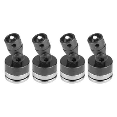 Immagine di Supporto Magnetico per Auto RC, Supporti il Corpo RC Alluminio del Magnete Accessori Modello SCX10 4WD 1:10(nero)