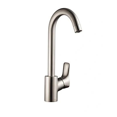 Immagine di Hansgrohe 13862800 MySport L Miscelatore da cucina, in acciaio spazzolato