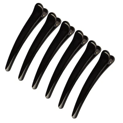 Immagine di 6 Pcs Fermagli per Capelli, Plastica Anatra Bill Clip, Alligatore, Antiscivolo Styling, Donne e Ragazze, Strumento Parrucchiere