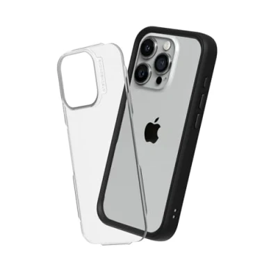 Immagine di RhinoShield Modular Case Compatible with [iPhone 15 Pro] Mod NX Customizable Shock Absorbent Heavy Duty Protective Cover 3.5M / 11ft Drop Protection Black