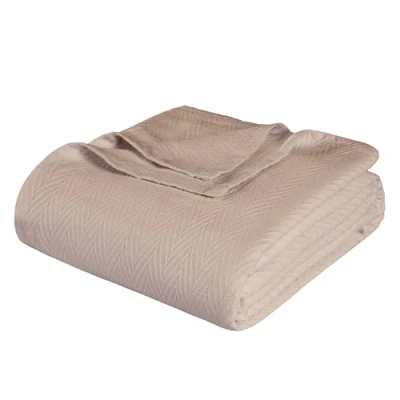 Immagine di Superior coperta oversize in 100% cotone, intrecciata per divano, letto, biancheria da casa colonica, elementi essenziali la casa, coperte bohémien carine e accoglienti, trama a