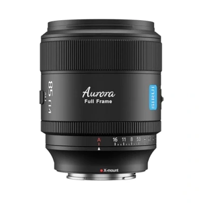 Immagine di SIRUI Aurora Obiettivo full Frame con messa a fuoco automatica, 85 mm, F1.4, teleobiettivo Prime Portrait per X Mount APS C, fotocamere frame, nero
